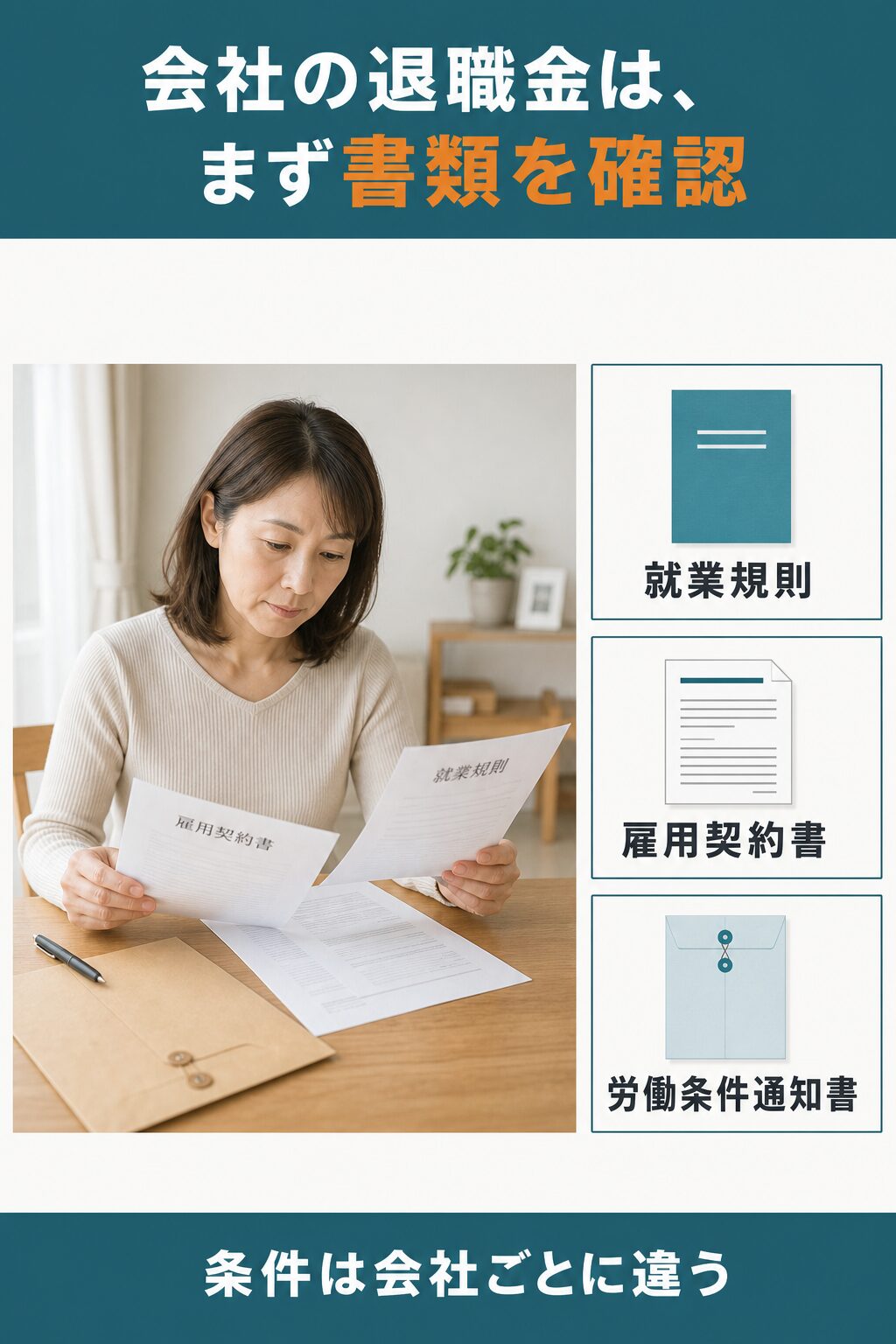 図解：会社独自の退職金でパートが対象になる条件
