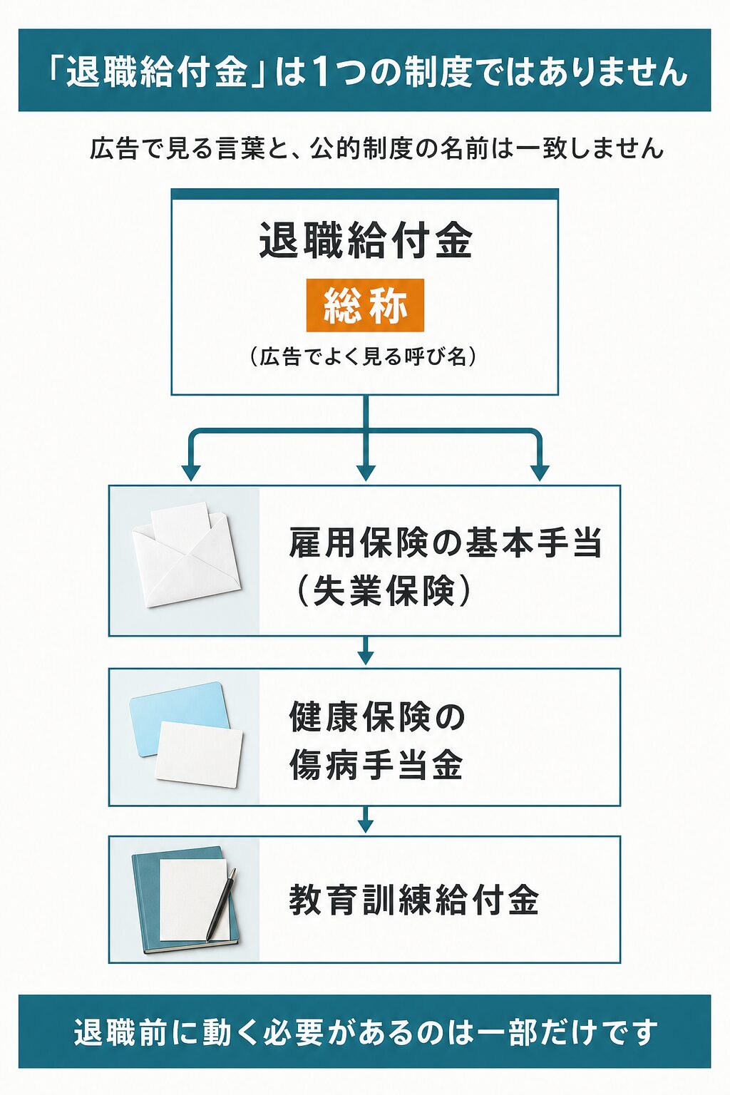 図解:退職前に申請するともらえるお金「退職給付金」の正体